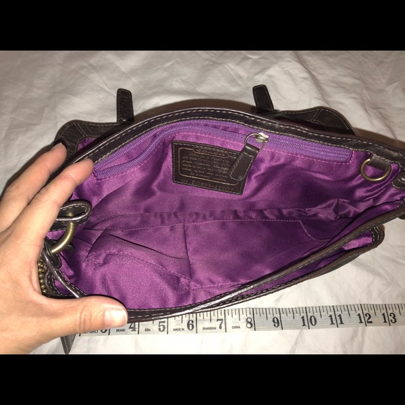 RARE! Coach Legacy Garcia bronze leather wristlet - Picture 4 of 8